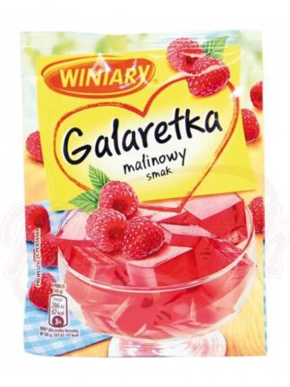 Jelly Poeder Met Framboossmaak "Winiary"