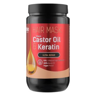 Bio Naturell - Haarmasker, "Ricinusolie & Keratine", 946 ml