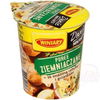Картофельное пюре с жареным луком и гренками быстрого приготовления, 65 g