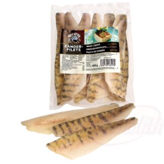 Snoekbaarsfilets (Sudak), met schil, geglazuurd en diepgevroren, 450 g