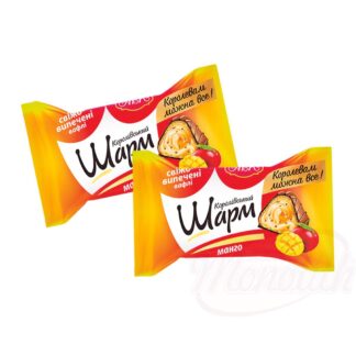 "KOROLIVSKY SHARM" Wafelconfectie met melkvulling en mangorozijnen