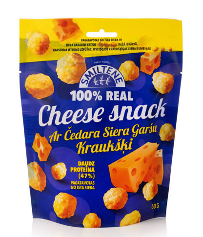 "Cedara Siera" Luchtige kaassnack met "Cheddar"-smaak, 60 g