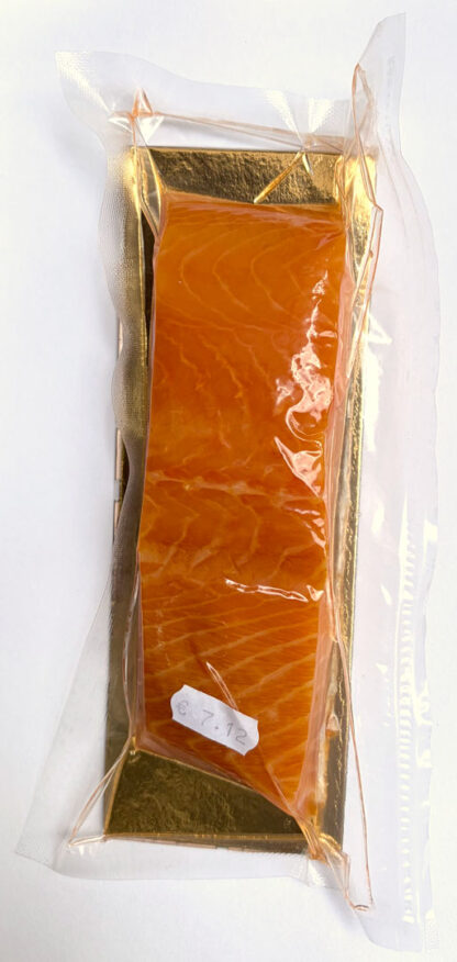 Zalm, koud gerookt, stuk van ca 200 g